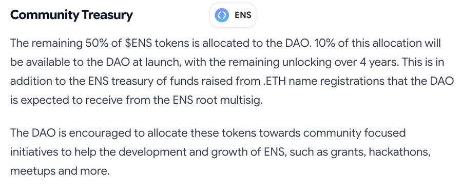 ENS Labs' proposal to move the DAO treasury into an insider multisig